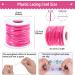 6Pack Plastic Lacing Cord Kit for Bracelets & Keychains in Color A - Buy Online on SooperMarket.com