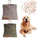 Deliciency for dogs free -handed dog elder litder with automatic closure small forage bags for dog training with carabiners puppy treats for dogs 2 pieces