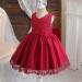 NNJXD Baby Girls Flower Princess Birthday Party Dress 648 Red-a | 6-12 Months - Buy Online on SooperMarket.com