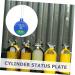 Gatuida Cable Rods 3pcs Signage Emblems Labels Oxygen Cylinder Status Card Oxygen Cylinder Status Board Oxygen Tank - Buy Online on SooperMarket.com