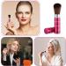 Andibro 2Pcs Retractable Kabuki Makeup Brush Portable Travel Foundation Brush Loose Powder Brush Blush Makeup Brushes Face Liquid Foundation Sunscreen Brush Extensible Contour Makeup Brush with Cover - Buy Online on SooperMarket.com
