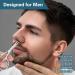 2Pcs Facial Hair Scissors for Men Women Nose Scissors with Leather case Tip Scissors for Mustache Nose Beard Eyebrows Eyelashes and Ear Hair Cutting Scissors (Silver) - Buy Online on SooperMarket.com