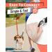Looxmeer Rubberized Tow Lines for Dogs - 3m/5m/7m/10m/15m/20m/30m Leash | Durable Neon Orange Leash for Small & Medium-Sized Dogs - Buy Online on SooperMarket.com