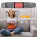 YIAG IVG USB Heated Hip Belt - Infrared Heat Waist Massager for Back & Belly Pain Relief | Lumbar Support & Hot Compress - Buy Online on SooperMarket.com