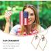 KESYOO 2 Pairs Independence Day Ear Pendants | Stylish Ear Rings & Drops for Party | Independence Day Decoration - Buy Online on SooperMarket.com