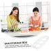Hemoton 3pcs Egg Storage Box Eggs Food Tray Fridge Mustard Cutlery Tray Egg Holder Refrigerator Egg Cup Assorted Colorx3pcs 17.5x8.5x2cmx3pcs - Buy Online on SooperMarket.com