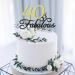 Sumerk Glitter 40 & Fabulous Cake Topper 40th Birthday Cake Picks 40th Anniversary Cake Topper Party Decorations Supplies - Buy Online on SooperMarket.com