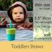 Tegion Mini Short Silicone Straws for Toddlers & Kids - BPA Free & Teething Safe - Fits The First Years Take & Toss Straw Cup - Buy Online on SooperMarket.com