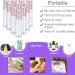 Alledomain 10Pcs 10ml Essential Oil Roller Bottles Refillable Transparent Glass Roll on Bottles Clear Roll Bottles with Stainless Steel Balls & Rose Gold Cap Include 12 Labels Dropper & Opener Color 3 - Buy Online on SooperMarket.com