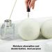 Shakven Laundry Wool Dryer Balls Round Fabric Softener Balls | Laundry Room Supplies Household Gadgets Natural Fabric Softener Balls Dry Cleaning Kit for Dryer - Buy Online on SooperMarket.com