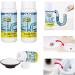 Herios Drain Foam Cleaner Pipe Dredge Deodorant Foam Cleaner Liquid Hair Drain Clog Remover & Cleaner Quick Foaming Toilet Clean for Toilets Sinks Tubs (1pcs) - Buy Online on SooperMarket.com