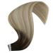 Youngsee Balayage Tape In Extensions - Real Brown Remy Hair 50cm 20pcs #4/14/60 - Invisible Skin Weft for Effortless Volume - Buy Online on SooperMarket.com