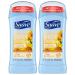Suave Deodorant for Women Everlasting Sunshine Invisible Solid Antiperspirant Deodorant Stick 48H Protection Anti-Staining Cruelty-Free Scented 2.6 Oz (Pack of 2)
