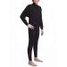 Sherwood-one-piece functional underwear for children with zipper long-sleeved underwear for undergoing in the cold sweat suit black 164 black