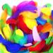 Coceca 300pcs 3-5 Inches Colorful Feathers for DIY Craft Wedding Home Party Decorations