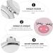 Minkissy Double-Sided Handheld Pig Compact Makeup Mirror for Women Girls - Travel and Bag Handbag Mirror - Creative and Stylish (Style 2) - Buy Online on SooperMarket.com