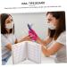 WOFASHPURET Nail Art Fake Nail Showing Board Presentation Board Nail Art Display Tips Manicure Showing Board Nail Color Chart Display Nail Rest Stand Paper Glue Bracket - Buy Online on SooperMarket.com
