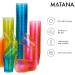 MATANA 300 Neon Plastic Shot Glasses - 1oz Party Shot Cups for Wine Tasting, Condiments, Sauce, Jello Shots & More - Sturdy & Reusable - Buy Online on SooperMarket.com