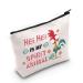 LEVLO Moana Hei Hei Zipper Cosmetic Bag for Women and Girls Hei Hei Spirit Animal