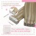 Youngsee Real Hair Tape Extensions - Short Brown & Blond 30 cm 20PCs Remy Seamless - Buy Online on SooperMarket.com