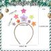 WLLHYF Glitter Star Headband Party Hair Headbands Valentines Day Gift Hair Bands Glitter Band Hair Accessory for Women (Colorful) - Buy Online on SooperMarket.com
