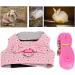 Qinlorgon Hamster Leash & Harness | Durable Small Animal Accessories for Rabbits & Pets | International Shipping Available - Buy Online on SooperMarket.com