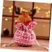 KOMBIUDA 1pc Bags Candy Christmas Hanging Adorable Ornament Knitted Kids Portable Storage Bag Elk - Buy Online on SooperMarket.com