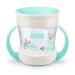 Nuk Magic Cup & Mini Magic Cup Duo-Set | Leak-Proof BPA-Free | 360 Drinking Rim | Ideal for 6-8 Months | 160ml & 230ml | Mint Mouse (Turquoise) | International Shipping Available - Buy Online on SooperMarket.com