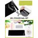 Kalolary 20PCS White Semi Cured Gel Nail Polish Strips - Waterproof Adhesive Full Wrap Stickers with Nail File - UV/LED Lamp Required - Buy Online on SooperMarket.com