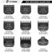 Replacement Dog Clipper Blades Compatible with Heiniger Moser Andis Oster - Size 15 (1.2mm) - 2 Pieces Black - Ideal for Grooming - Buy Online on SooperMarket.com