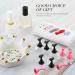 2 Set Acrylic Nail Stand with Putty - Perfect for Nail Art & Press On Tips | Manicure Tool for Home & Salon | Ideal Christmas Gift for DIY Business Women - Buy Online on SooperMarket.com