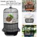 SYOOY Universal Bird Cage Cover Seed Catcher - Adjustable Nylon Mesh Netting Skirt for Parrot & Parakeet Birdcages - Black - Buy Online on SooperMarket.com