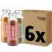Monastery Kitchen Bio Smoothie Mix 6x 250 ml 3 varieties I set red orange green vegan |Superfood breakfast I to go glass bottle I Powerfood from local ingredients - strawberry carrot cucumber