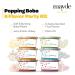 Mayde Bursting Popping Boba Pearls  Strawberry  Mango  Passion Fruit  Kiwi  Blueberry  Pomegranate - 6 Flavor Party Kit (490 gms  6 pack) - Buy Online on SooperMarket.com