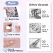 French Nails Stamp Set | Nail Design Kit with Scraper 2 Nail Stamps & 4 Transparent Silicone Gel Stamps - International Shipping Available - Buy Online on SooperMarket.com