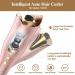 Auto Hair Curler - Automatic Curling Iron Wand with Rotating Barrel 4 Temps & 3 Timer Settings - Dual Voltage Fast Heating Gold - Buy Online on SooperMarket.com