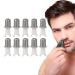 Earring and nose hair cutter cutting head 10 pieces of nose hair cutter replacement heads universal-nose hair cutter head electrical nose and ear-cutter replacement head 360 rotatable double edge blades
