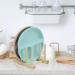 ChengFu Bamboo Baby Plate Holder | Kitchen Cabinet Organizer for Baby Dishes and Utensils - Buy Online on SooperMarket.com