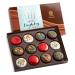 CY Chocolates Birthday Deluxe Chocolatey Covered Oreos 12 Piece Gift Box