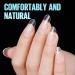 510pcs TOMICCA Short Oval French False Nail Tips - Natural Matte Acrylic Extensions for Salon Nails | 15 Sizes - Buy Online on SooperMarket.com