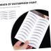 Gogogmee 12 Sheets False Eyebrows for Men Waterproof Stickers Black Sticker Fake Eyebrows 21x15cm Black - Buy Online on SooperMarket.com