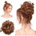 2PCS Light Auburn Messy Hair Bun Extensions - Curly Wavy Updo Scrunchies for Women - Synthetic Chignons - 30 - Buy Online on SooperMarket.com