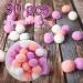 Amaxiu 30Pcs Cat Toy Balls Soft Kitten Pompom Ball Indoor Cats Interactive Ball Toys 3cm/1.18in Queit Cat Ball Cat Pom Pom Balls for Pet Play Pursue Roll Fetch Pink and Purple - Buy Online on SooperMarket.com