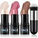 3 pieces of cream contour pencil contour highlighter blush stick of course face contingent pen bronzer blush pen long -lasting waterproof makeup stick creates light finish