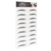 Long Lasting Waterproof Eyebrow Tattoo Sticker for Women - BLACK-05 - Buy Online on SooperMarket.com