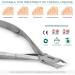Cuticle Cutter Cuticle Pusher Cuticle Nipper Professional Stainless Steel Cuticle Cutter Durable Cuticle Cutter Pedicure Manicure Tools for Fingernails and Toenails - Buy Online on SooperMarket.com