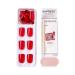 KISS imPRESS Reddy or Not Short Length Press-On Nails w/ PureFit Technology - Includes Prep Pad, Mini Nail File, Cuticle Stick - 30 Fake Nails - Buy Online on SooperMarket.com