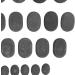 36pcs Basalt Hot Stones Set - Round Massage Stones for Body Relaxation | Spa Essentials - International Shipping - Buy Online on SooperMarket.com