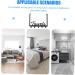 Cabilock 1 Set Hook up Over Door Clothes Hanger Rack Over Door Towel Hook Door Row Hook Storage Hat Hook - Buy Online on SooperMarket.com