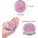 JIABEIUS Compact Mirror Magnifier - Quicksand Pink | Portable Folding Mirror for Purses - Buy Online on SooperMarket.com